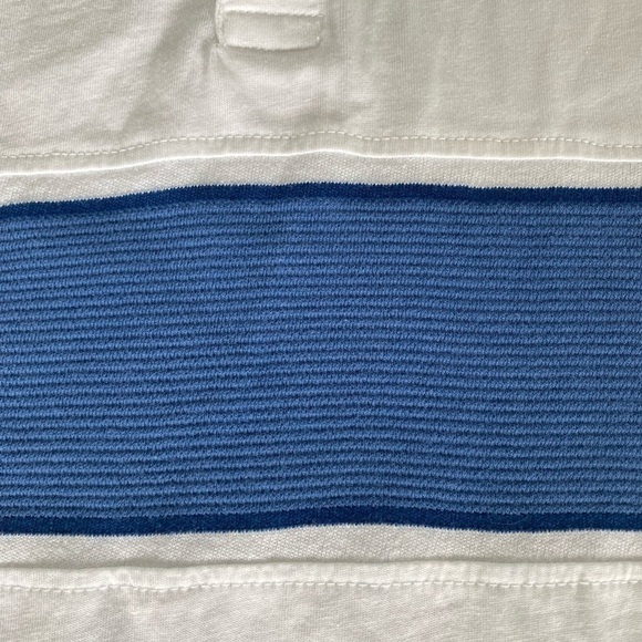 Van Heusen Mens White Striped Cotton Classic Fit Short Sleeve Polo Shirt Sz XXL - Picture 4 of 8